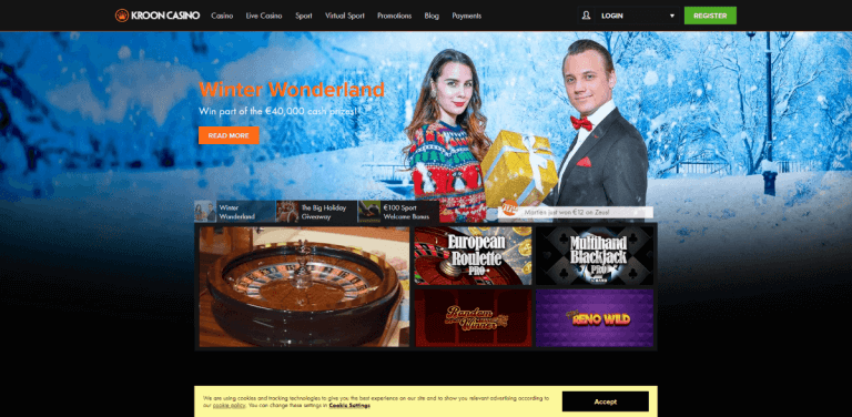 Kroon Casino Screenshot 1