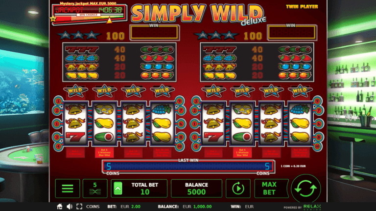 Simply Wild Deluxe Gratis Spins