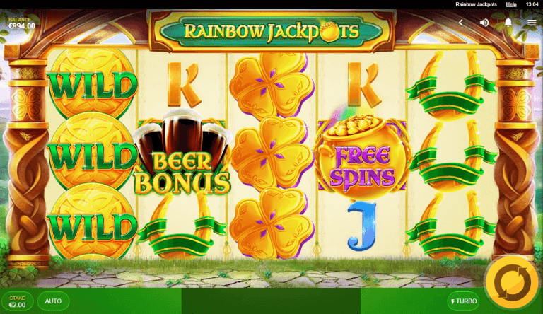 Rainbow Jackpots Gratis Spins