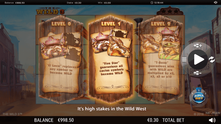 The Wild 3 Gratis Spins