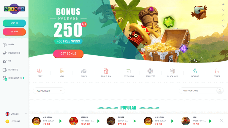 Spinia Screenshot 1