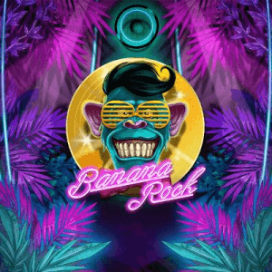 Banana Rock logo achtergrond