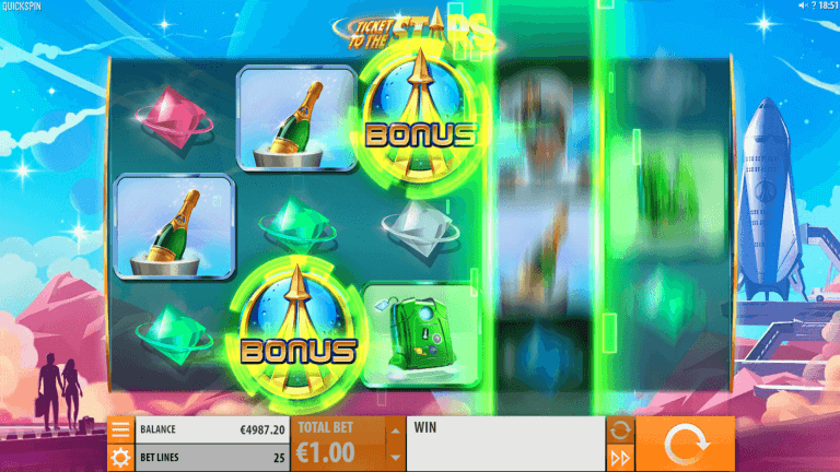 Ticket To The Stars Bonus