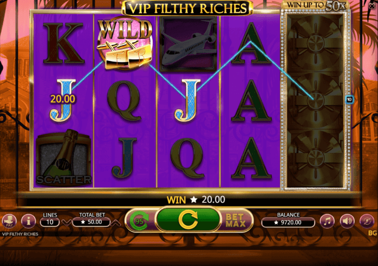 VIP Filthy Riches Gratis Spins
