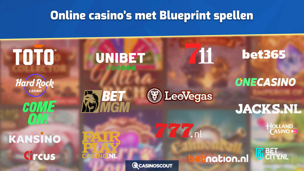 Casino's met Blueprint spellen