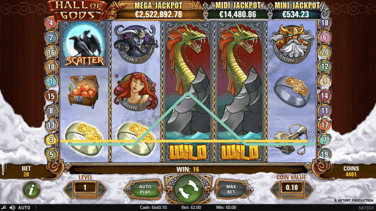 Hall of Gods Bonus