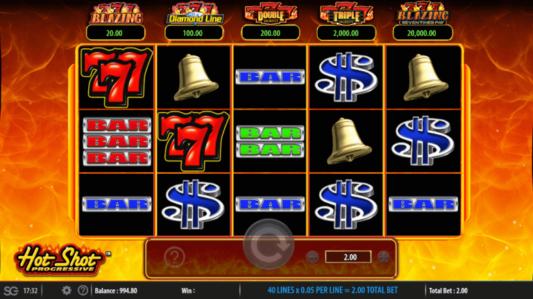 Hot Shot Progressive Gratis Spins