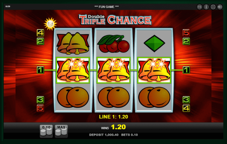 Double Triple Chance Gratis Spins