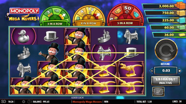Monopoly Mega Movers Bonus