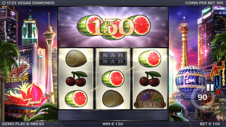 Vegas Diamonds Bonus