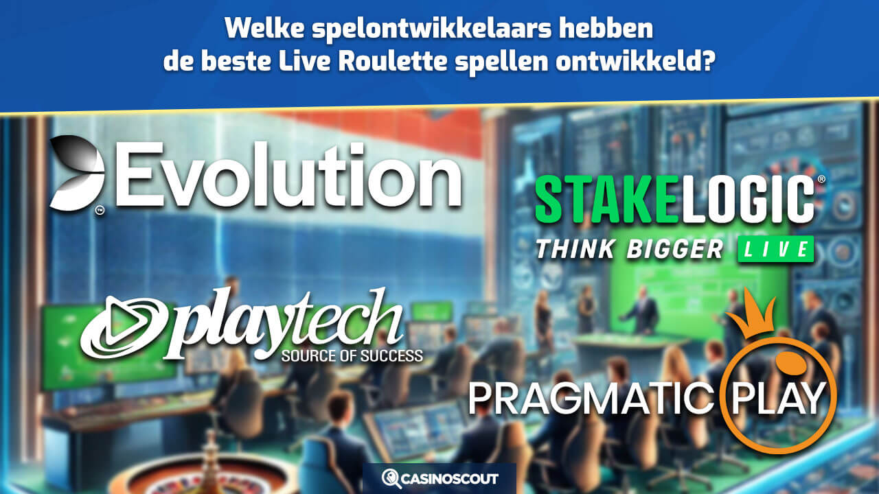 Live Roulette ontwikkelaars