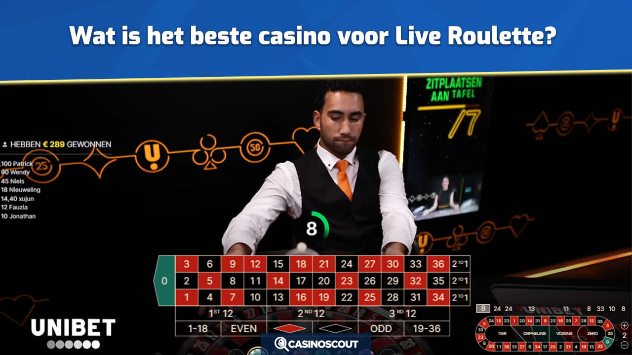 Unibet beste Live Roulette casino