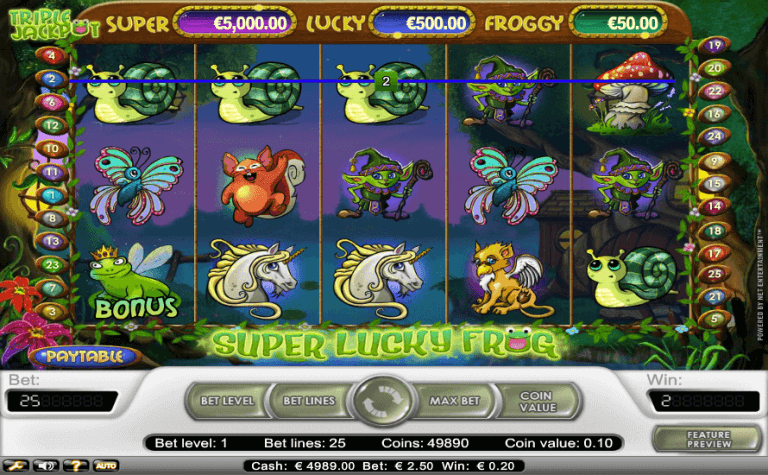 Super Lucky Frog Bonus