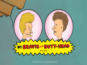 Beavis and Butthead logo achtergrond