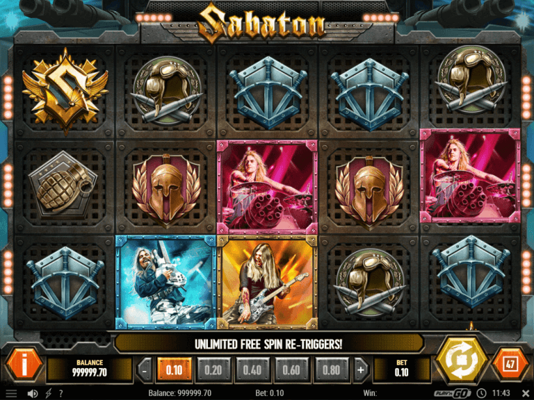 Sabaton Gratis Spins