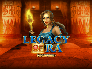 Legacy Of Ra Megaways logo achtergrond