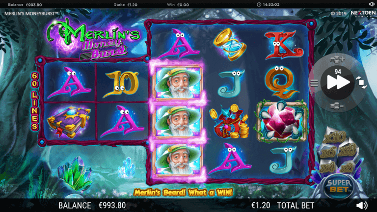 Merlin’s Money Burst Gratis Spins