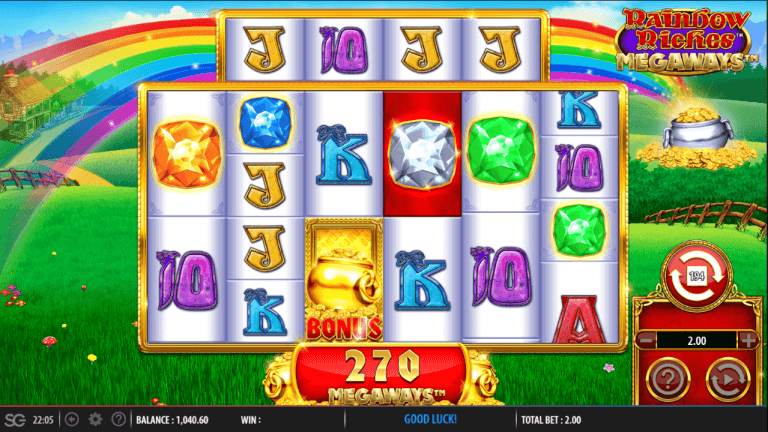 Rainbow Riches Megaways Bonus