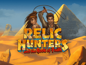 Relic Hunters logo achtergrond