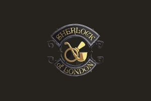 Sherlock Of London logo achtergrond