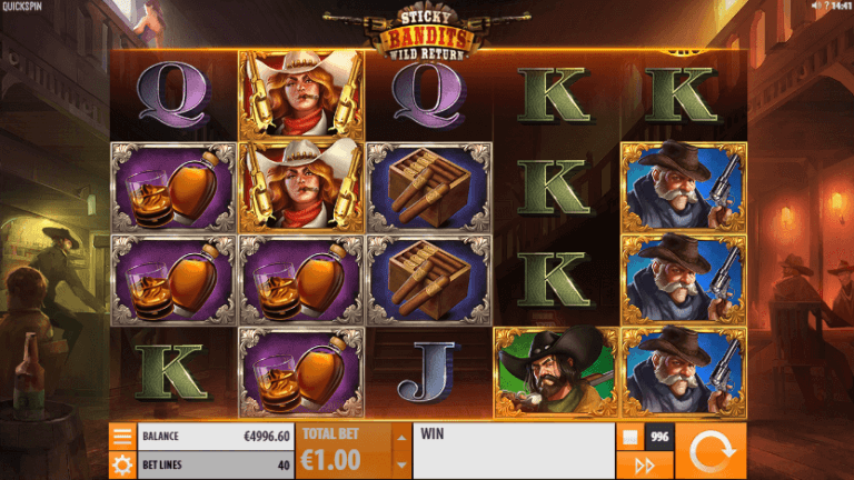 Sticky Bandits: Wild Return Gratis Spins