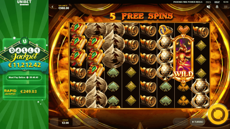 Phoenix Fire Power Reels Gratis Spins