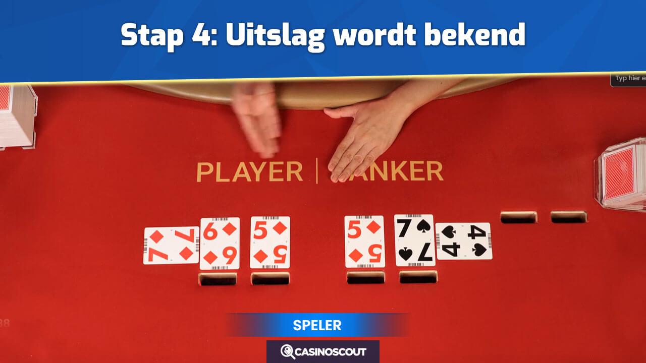 uitbetaling Live Baccarat