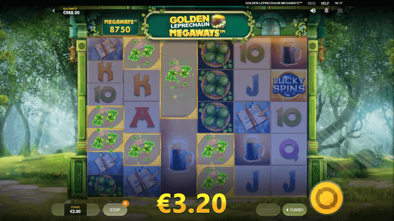 Golden Leprechaun Megaways Bonus