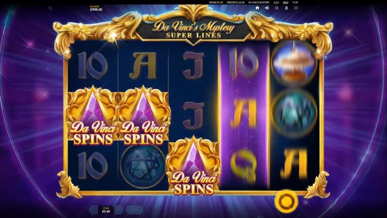 Da Vinci’s Mystery Gratis Spins