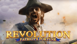 Revolution Patriot’s Fortune logo achtergrond