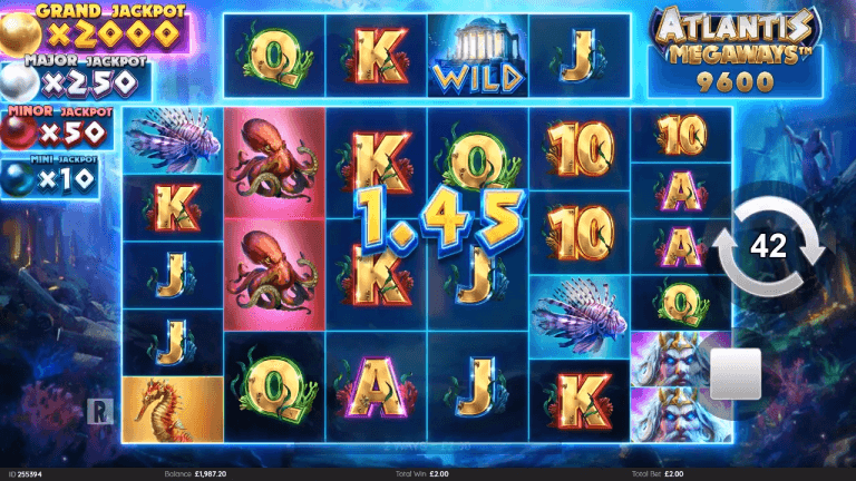 Atlantis Megaways Gratis Spins