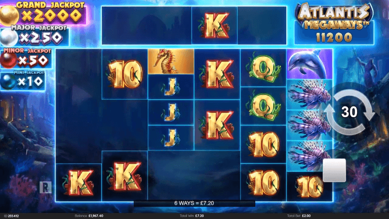 Atlantis Megaways Bonus