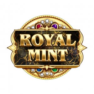 Royal Mint Megaways logo achtergrond