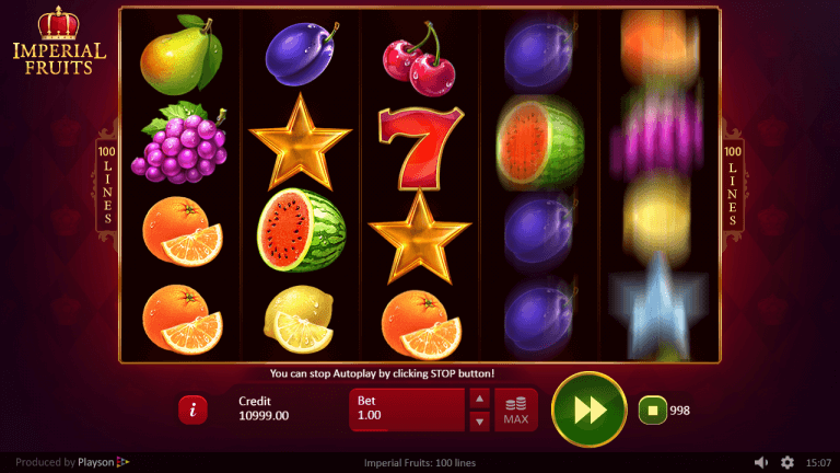 Imperial Fruits: 100 lines Bonus