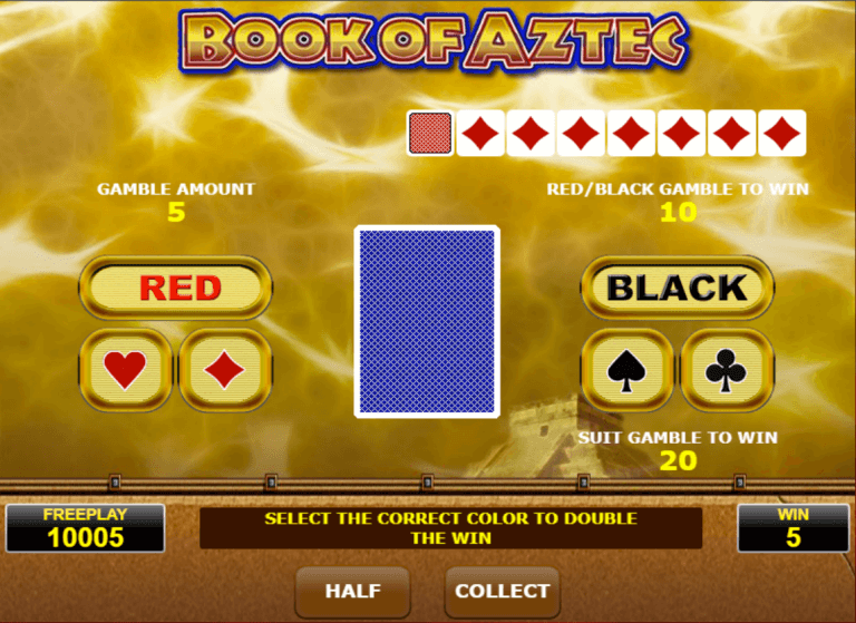 Book Of Aztec Bonus