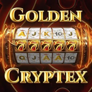 Golden Cryptex logo achtergrond