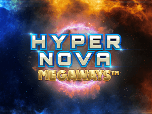 Hypernova Megaways logo achtergrond