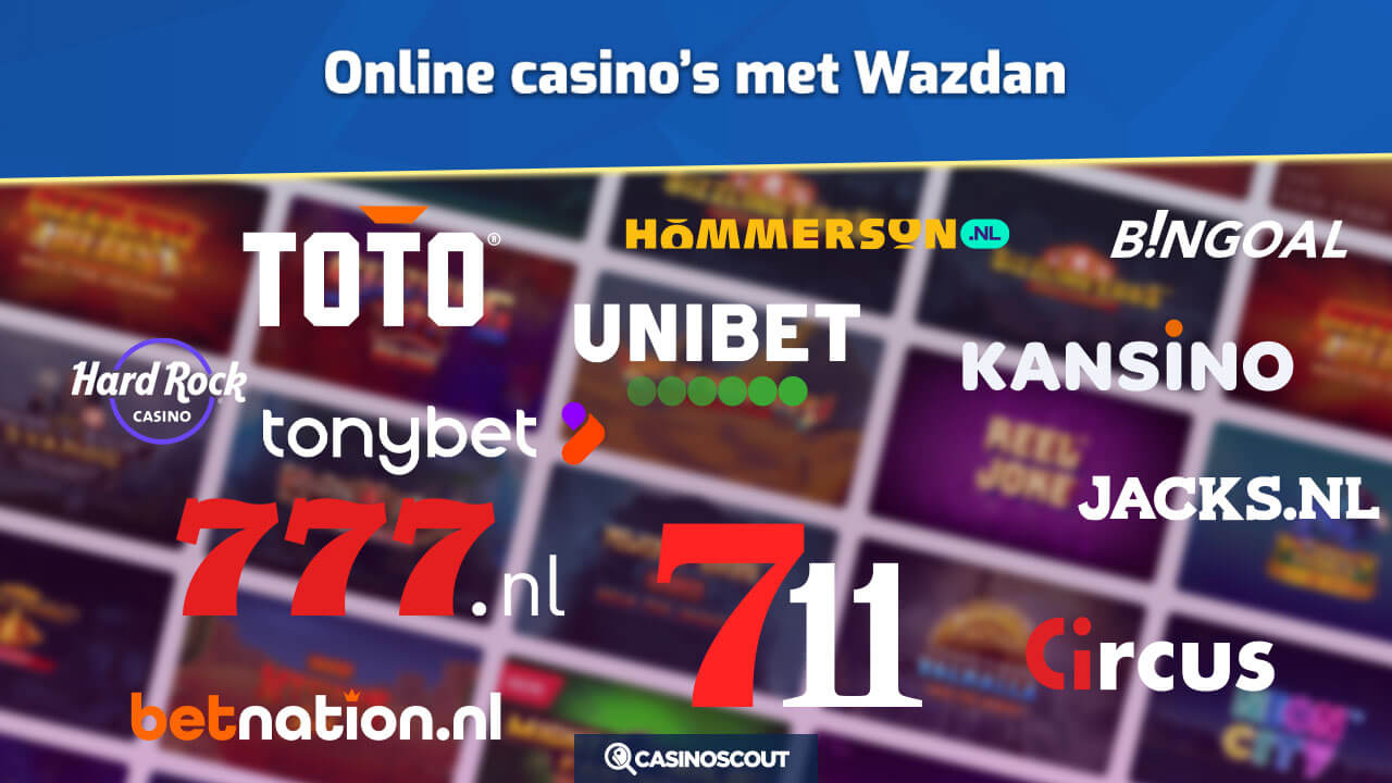 Online casino's met Wazdan