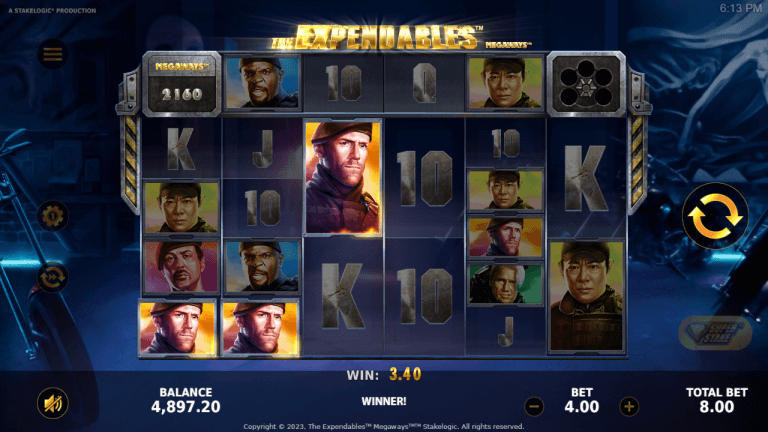 The Expendables Megaways Bonus