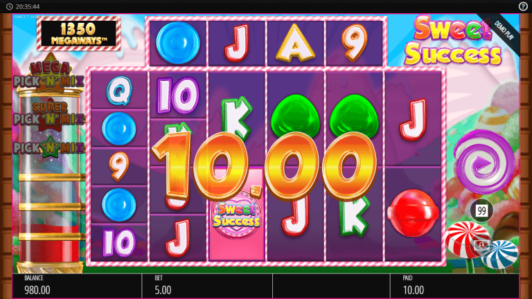 Sweet Success Megaways Bonus