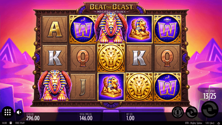 Beat The Beast: Mighty Sphinx Bonus