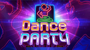 Dance Party logo achtergrond