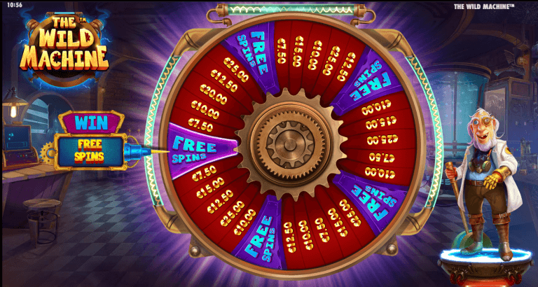 The Wild Machine Gratis Spins
