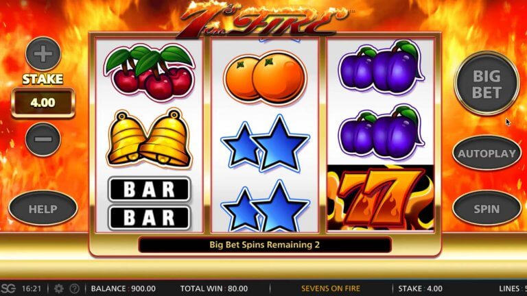 7s on Fire Gratis Spins