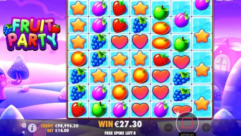 Fruit Party Gratis Spins