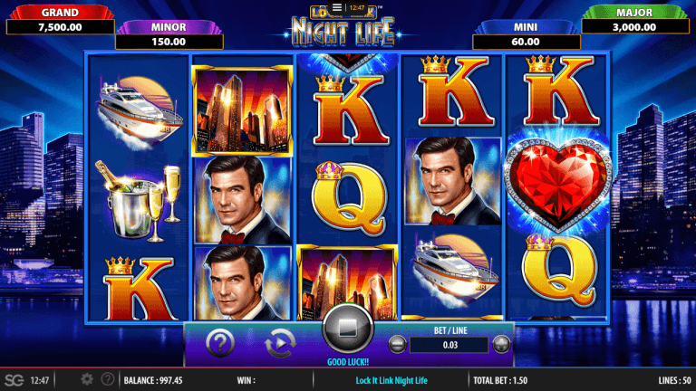 Lock It Link: Night Life Gratis Spins