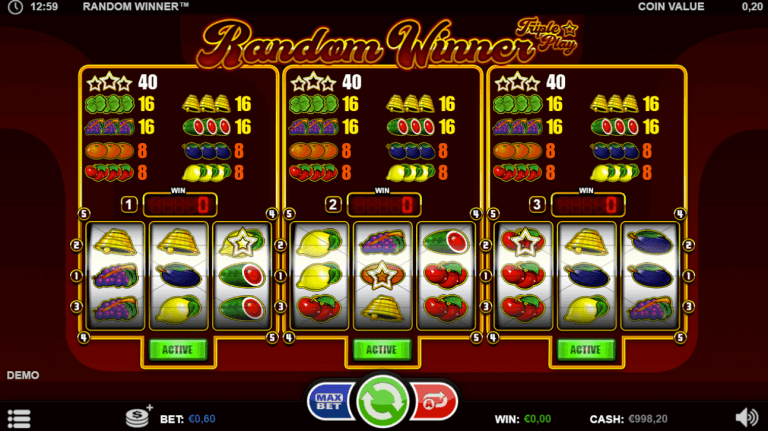 Random Winner Triple Play Bonus