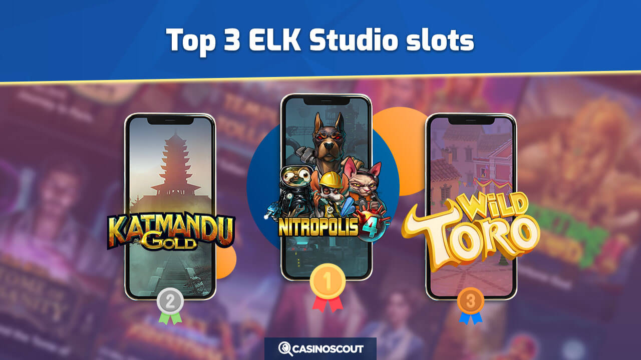 ELK Studios top 3 slots