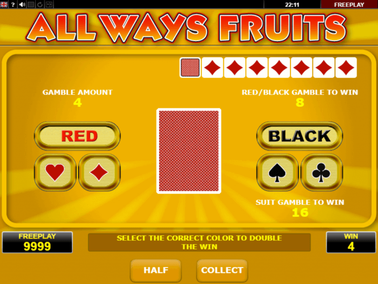 All Ways Fruits Bonus