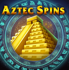 Aztec Spins logo achtergrond